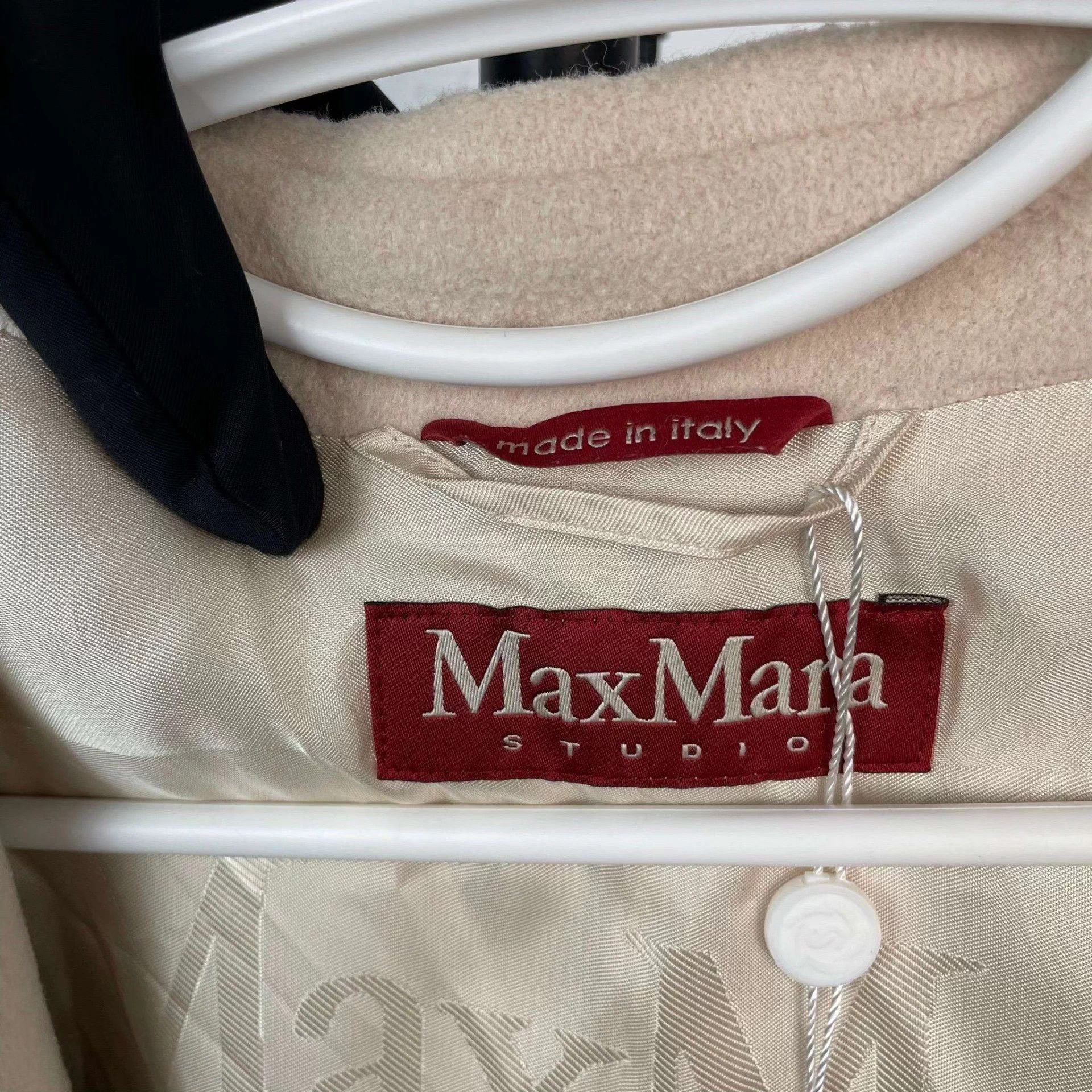 Max Mara Max Mara Beige Wool Coat 165/88 Size M / US 6-8 / IT 42-44 - 4 Thumbnail