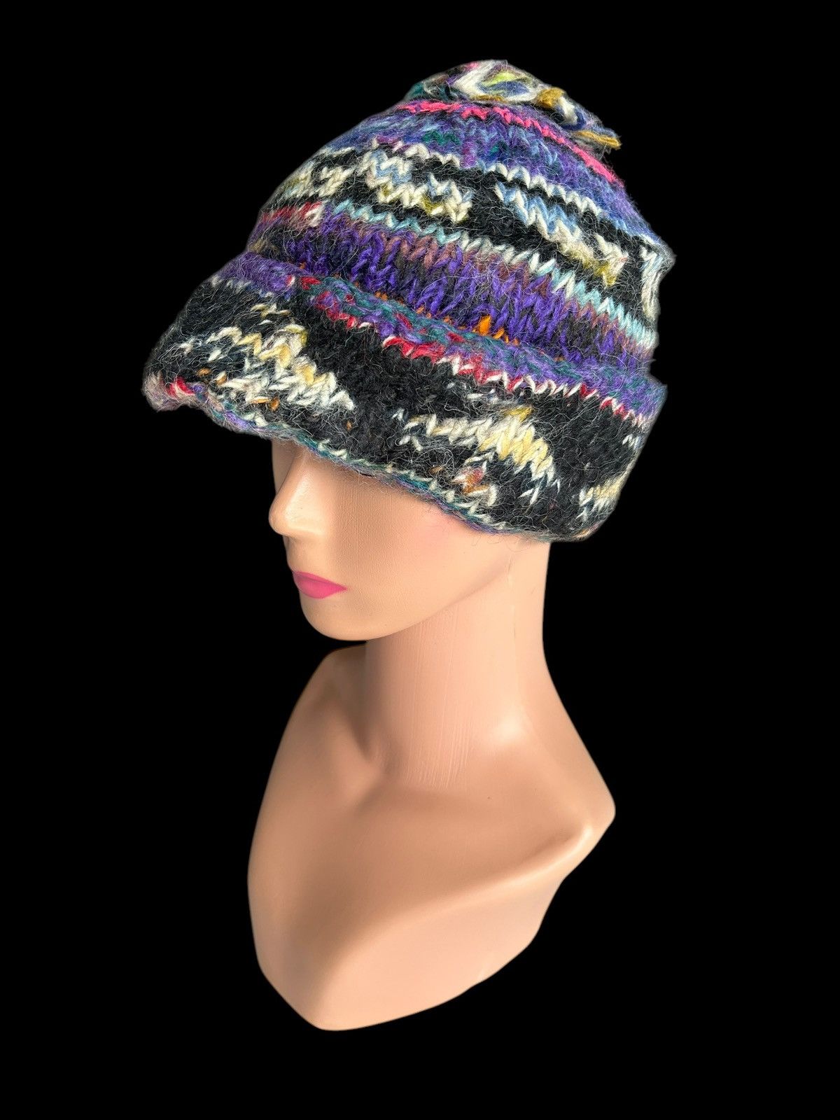 Japanese Brand × Kapital Crochet Knitted hairy Beanie Hats Size ONE SIZE - 2 Thumbnail