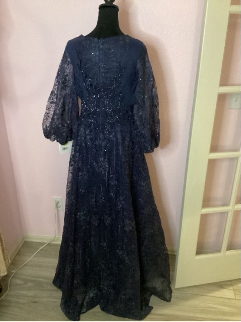 Mac Duggal Women's Unbranded Dress Blue Size 8 Size M / US 6-8 / IT 42-44 - 6 Thumbnail