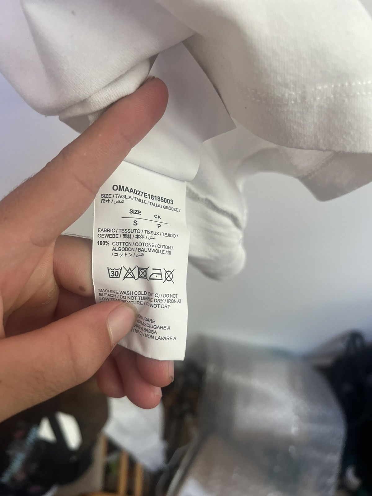 Off-White Off white wings logo TEE Size US S / EU 44-46 / 1 - 8 Thumbnail