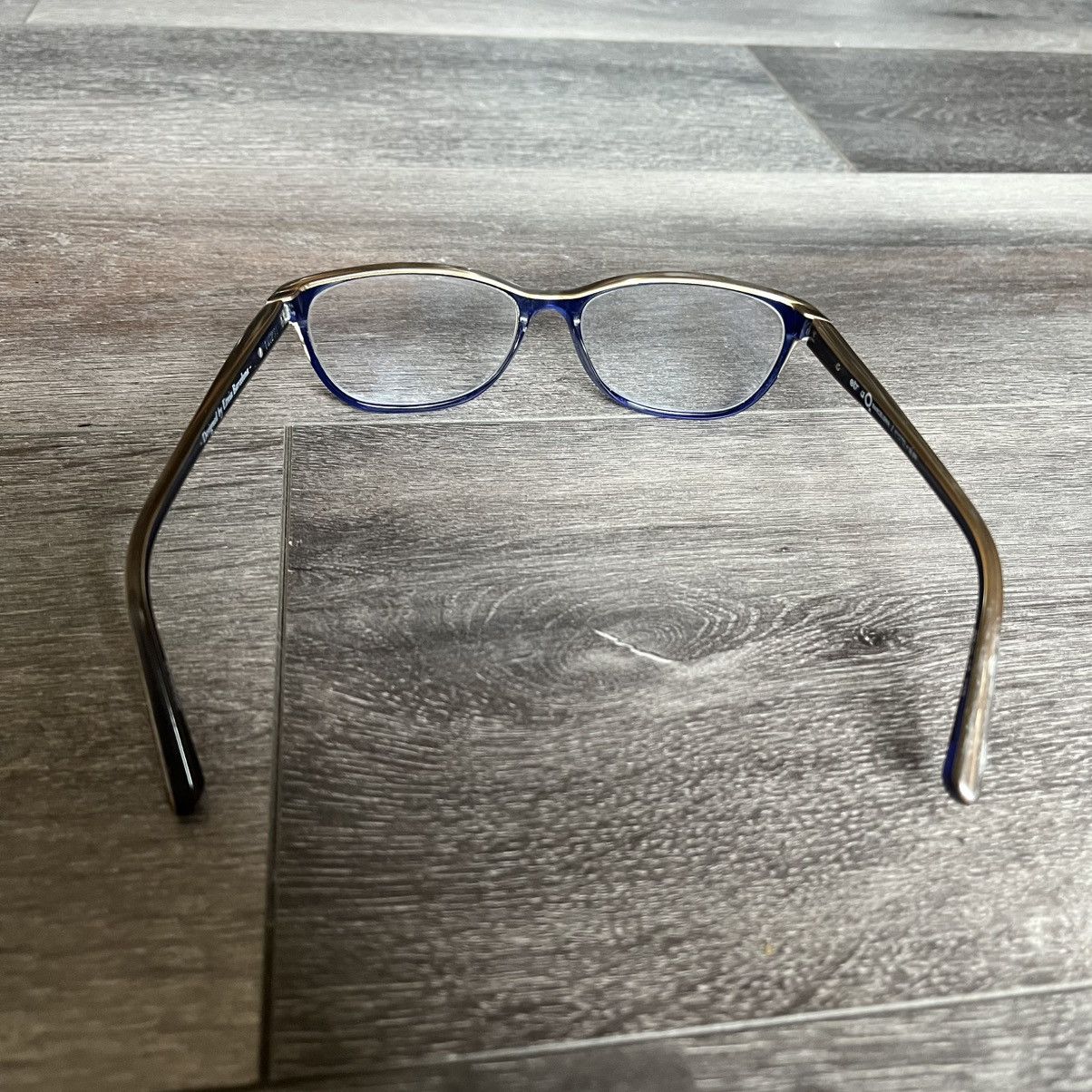 Etnia Barcelona Etnia Barcelona Kyoto Blue Brown Cat Eye Frame Glasses BLBR Size ONE SIZE - 4 Thumbnail