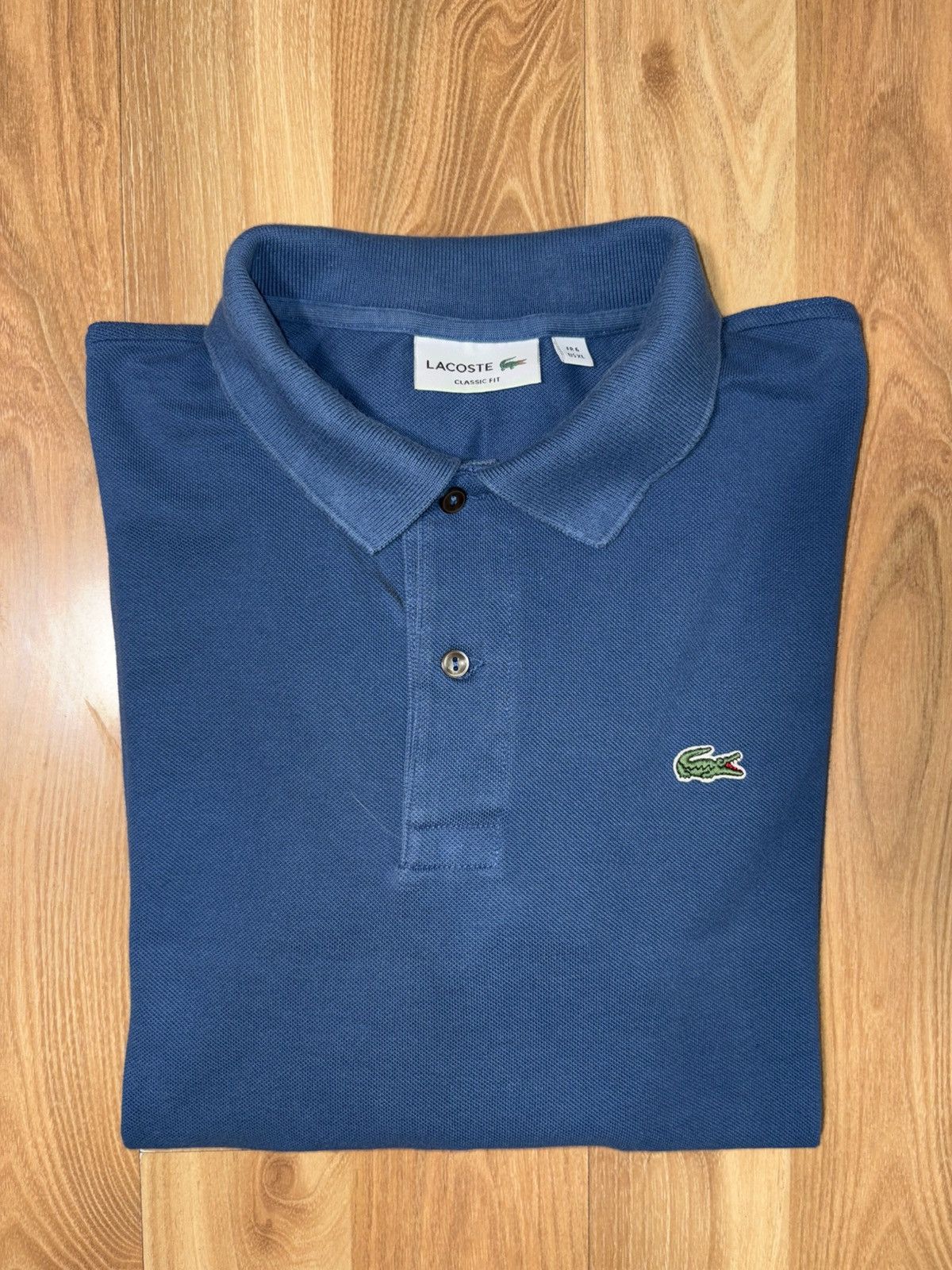 Lacoste Lacoste L1312 Long Sleeve Piqué Polo Shirt - Classic Fit Size US XL / EU 56 / 4 - 1 Thumbnail