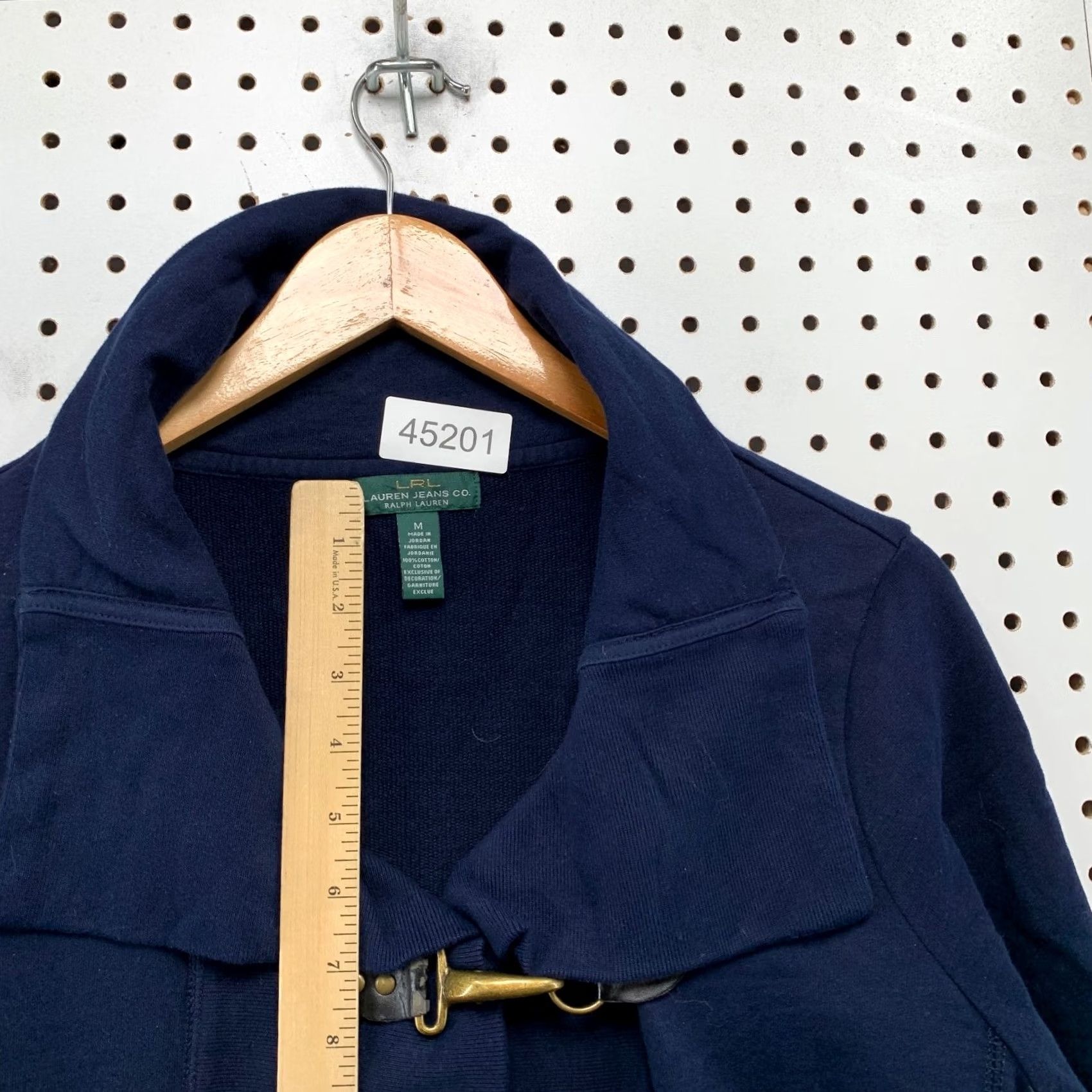 Ralph Lauren Lauren Ralph Lauren Cardigan Sweater Womens Medium Navy Blue Fireman Hook Size M / US 6-8 / IT 42-44 - 6 Thumbnail