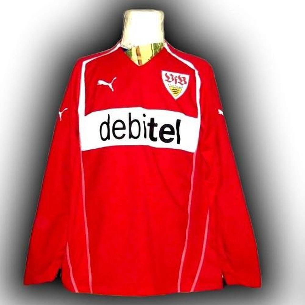 Puma VfB Stuttgart Germany 2004 2005 Home Shirt Jersey Size US L / EU 52-54 / 3 - 2 Thumbnail