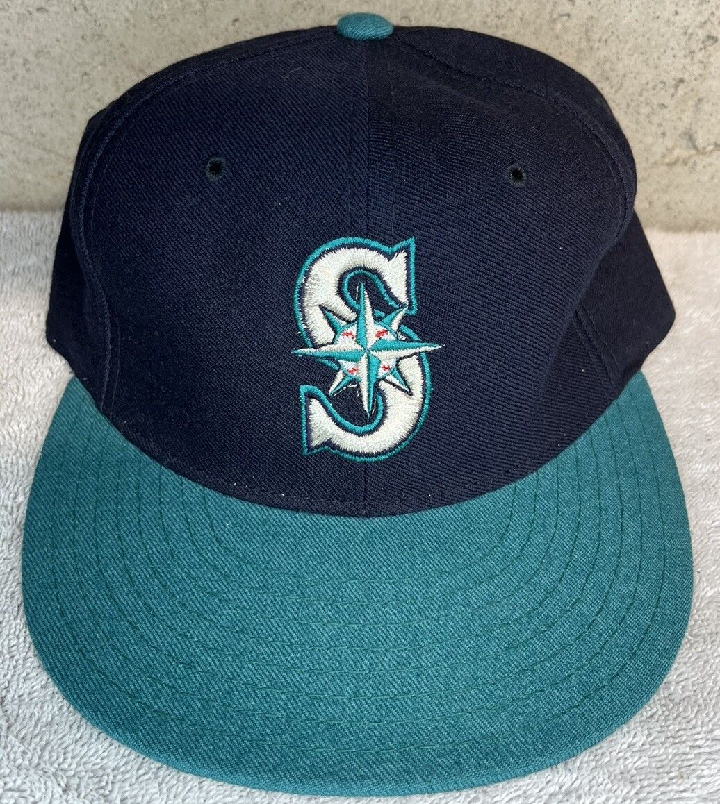 New Era Vintage Seattle Mainers New Era Diamond Collection Navy 7 ¼ Size ONE SIZE - 1 Thumbnail