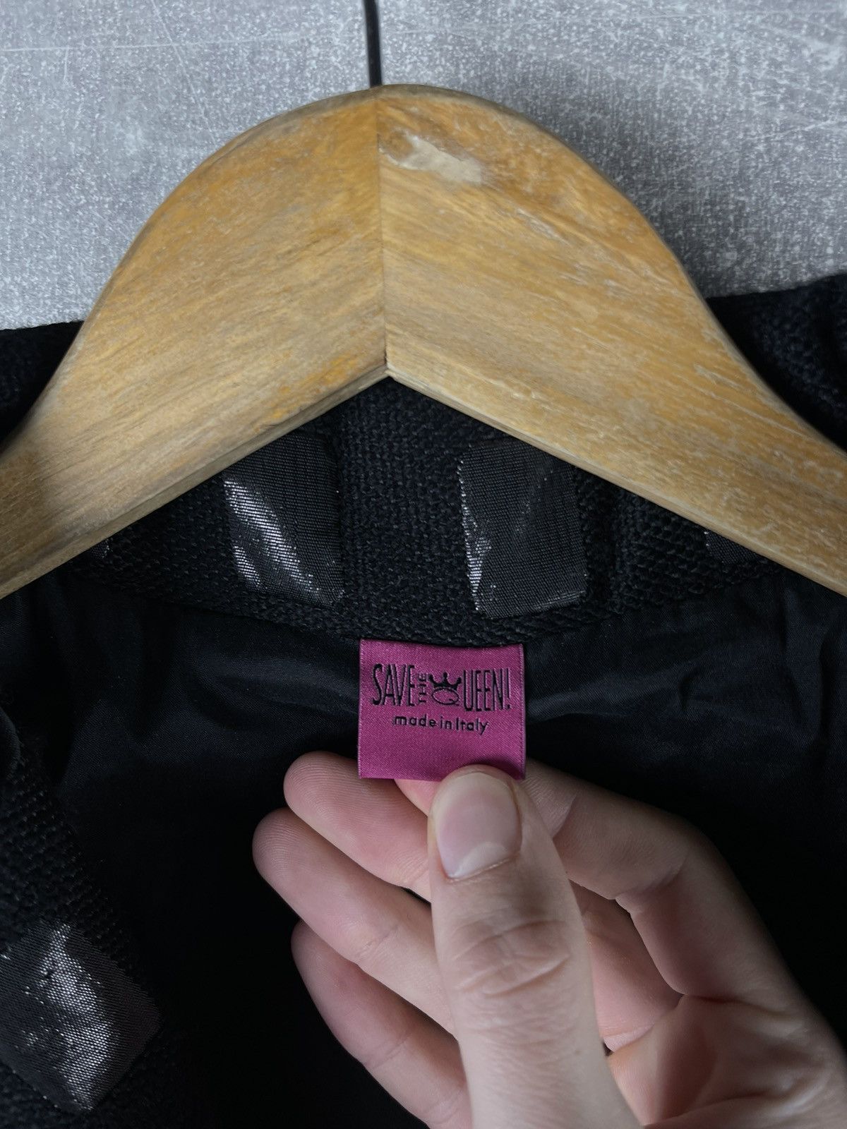 Other Save The Queen! Cropped Avant Garde Textured Wool Jacket Size XL / US 12-14 / IT 48-50 - 11 Thumbnail