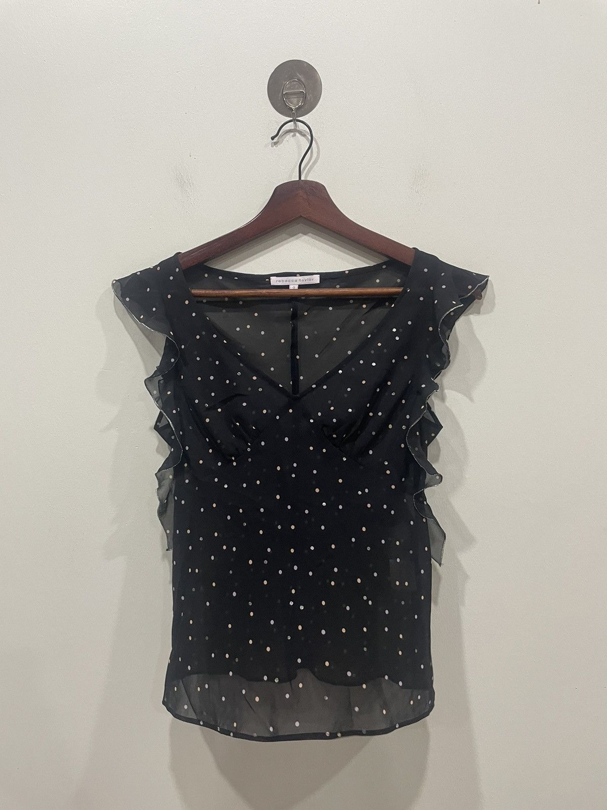 Rebecca Taylor Rebecca Taylor Ruffle Blouse Size XS / US 0-2 / IT 36-38 - 1 Thumbnail