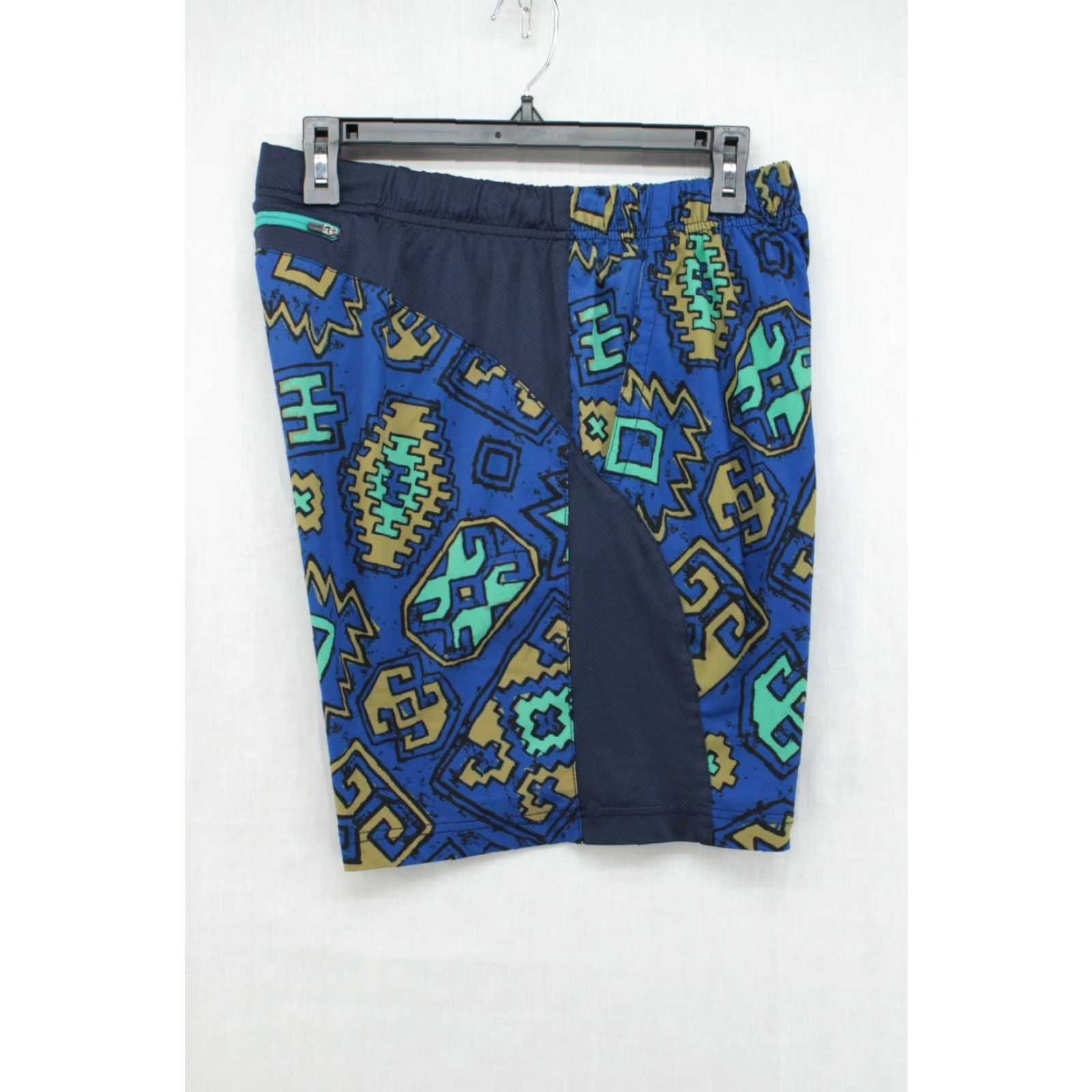 Walls VINTAGE Without Walls Swim Trunks Mens M Blue Lined Tribal Geometric Lined Hybrid Size US 31 - 7 Thumbnail