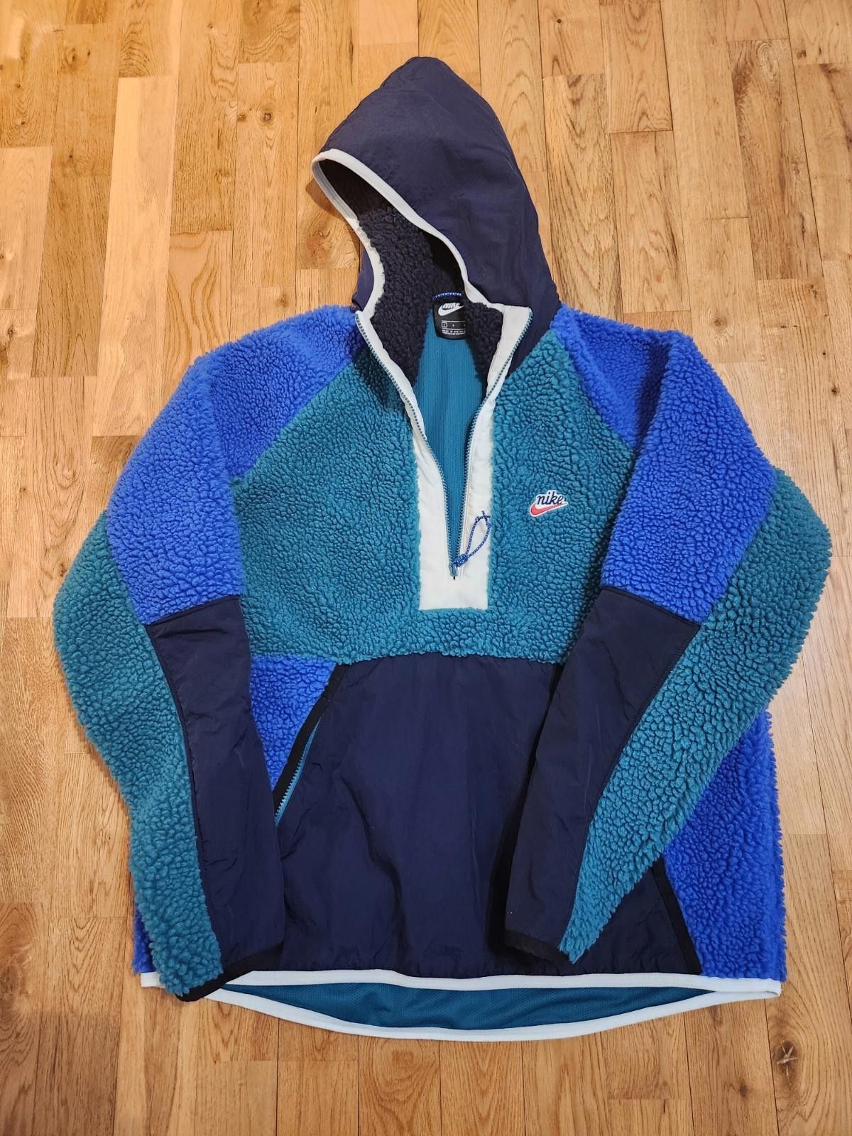 Nike Nike Fleece Sherpa Half Zip Pull Over Retro Jacket L Size US L / EU 52-54 / 3 - 1 Thumbnail