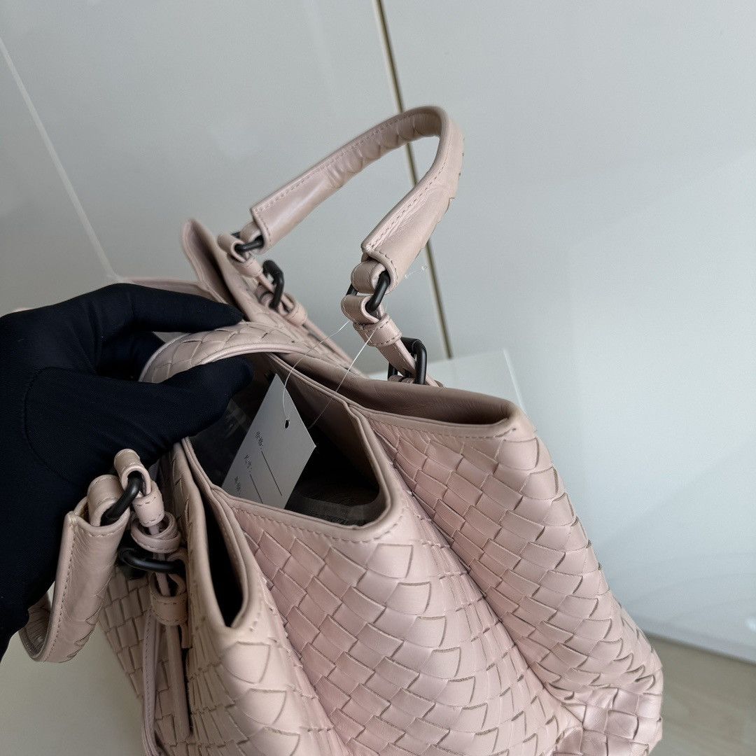 Bottega Veneta Bottega Veneta Intrecciato Nappa Small Roma Leather Tote Size ONE SIZE - 16 Thumbnail