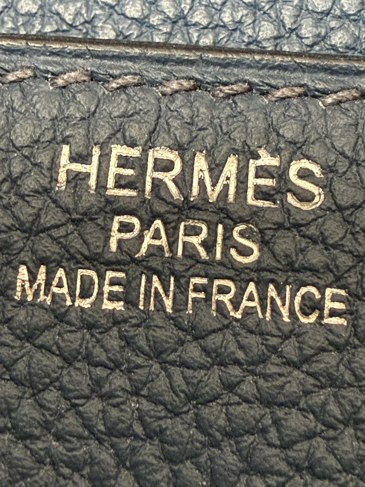 Hermes Hermes HAC 40 Blue Togo Leather Palladium Hardware Size ONE SIZE - 15 Thumbnail