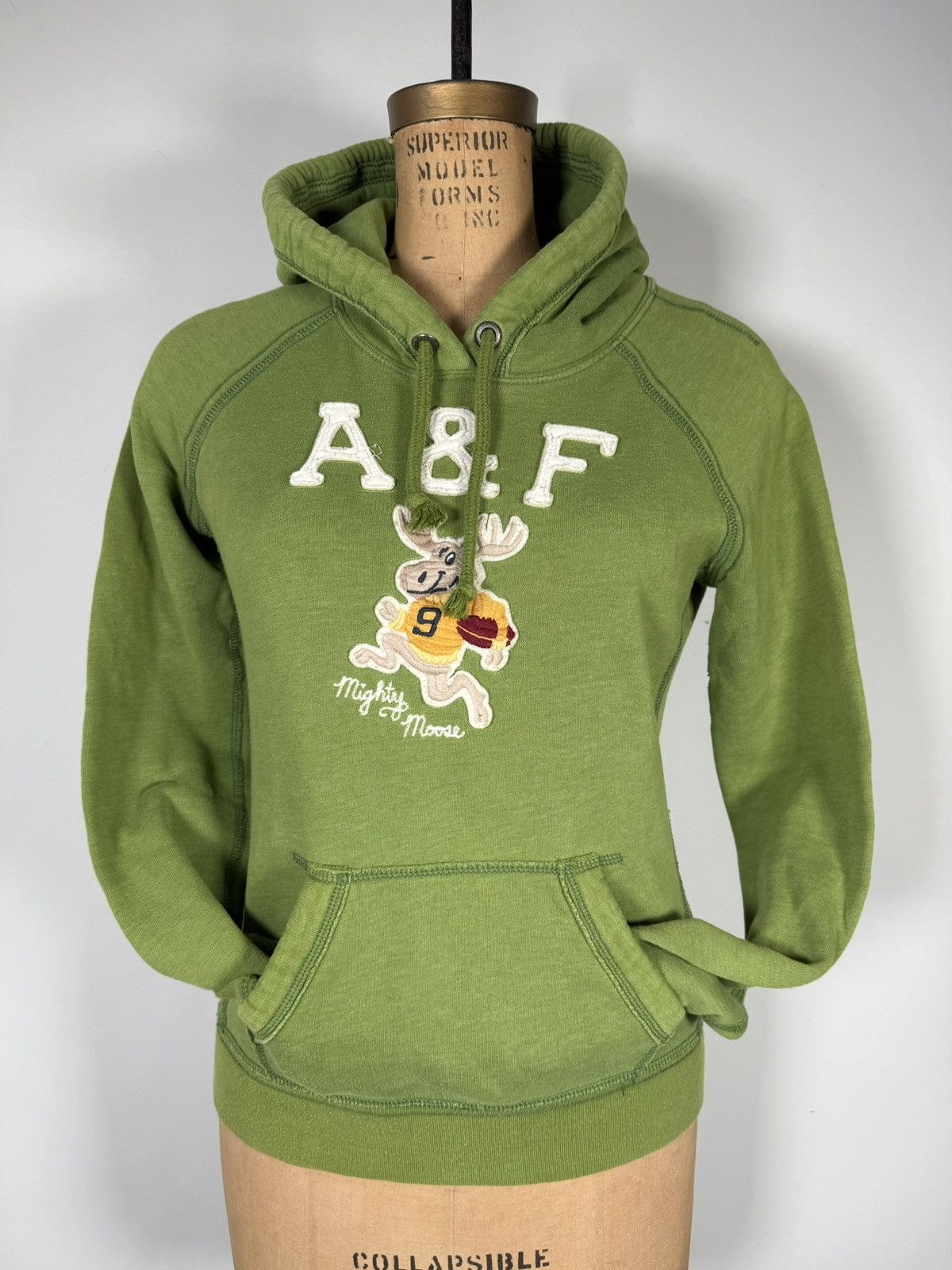 Abercrombie & Fitch Y2K Abercrombie & Fitch Mighty Moose Women's Hoodie Size M / US 6-8 / IT 42-44 - 1 Thumbnail
