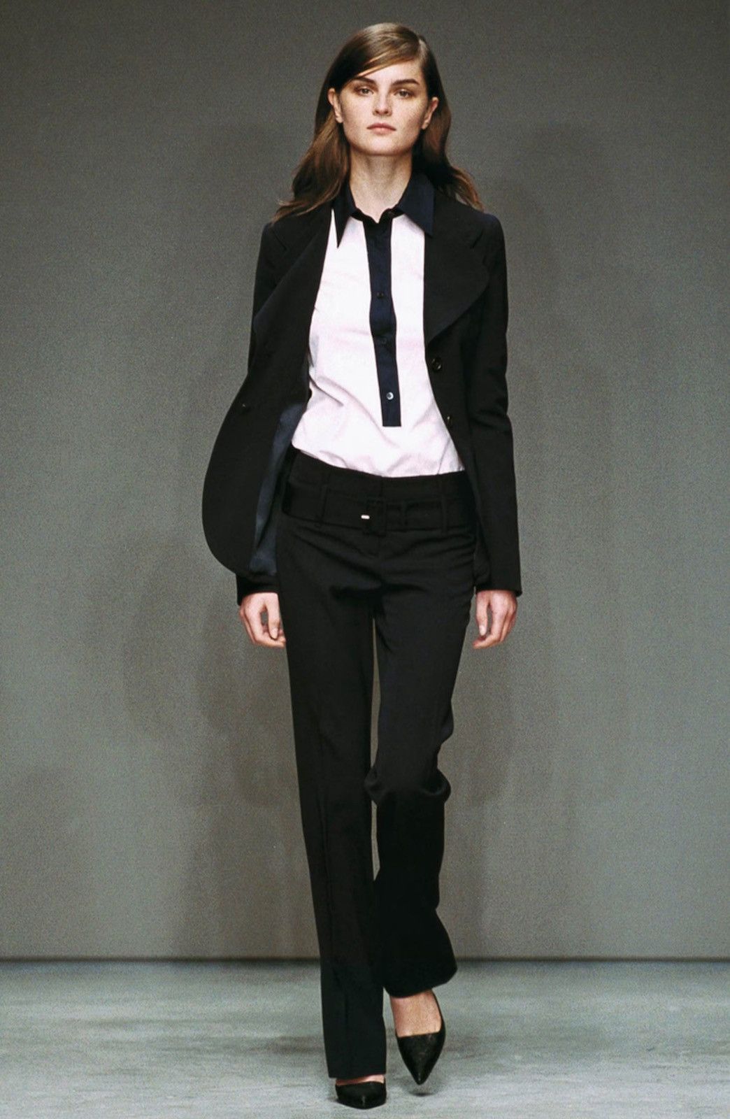 Prada Prada - SS02 - Technical Jersey Blazer (Black) Size XS / US 0-2 / IT 36-38 - 2 Thumbnail