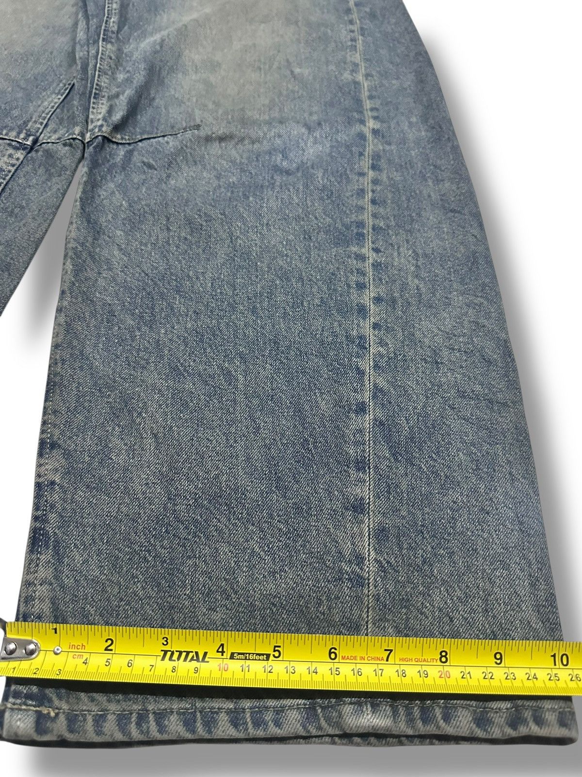 GU GU Vintage Baggy Loose Style Jeans With Faded Wash Size US 33 - 12 Thumbnail