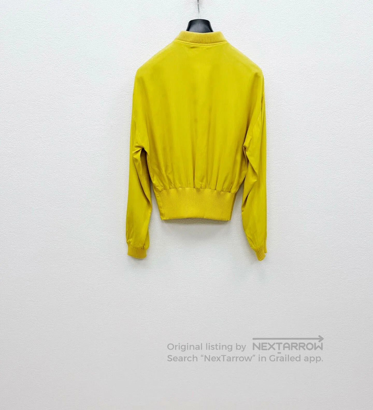 Versace versace silk outerwear jacket in yellow. Size US L / EU 52-54 / 3 - 2 Thumbnail