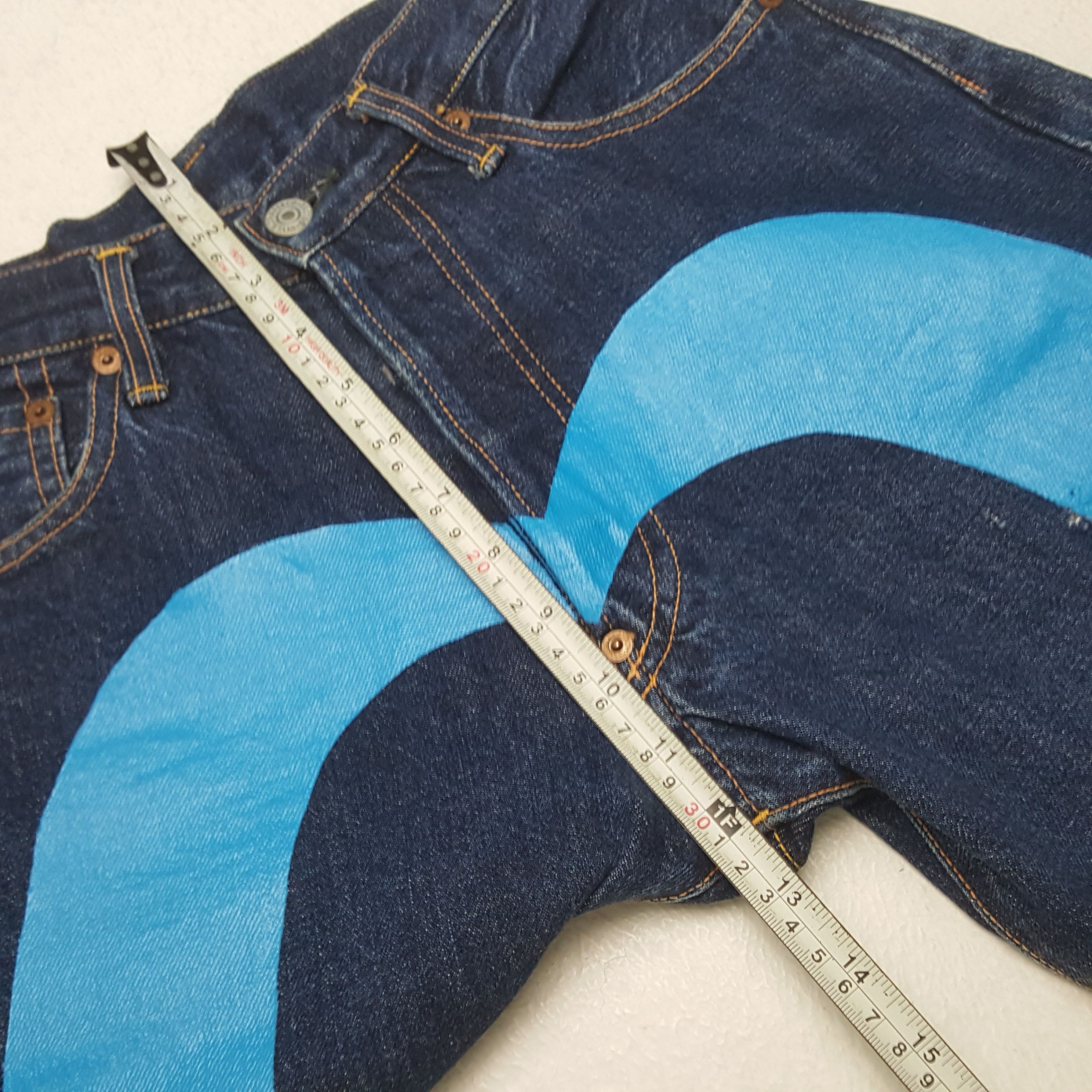 Evisu EVIS Japanese Brand Custom Daicock Jeans C280N24 Size 24" / US 00 / IT 34 - 8 Thumbnail