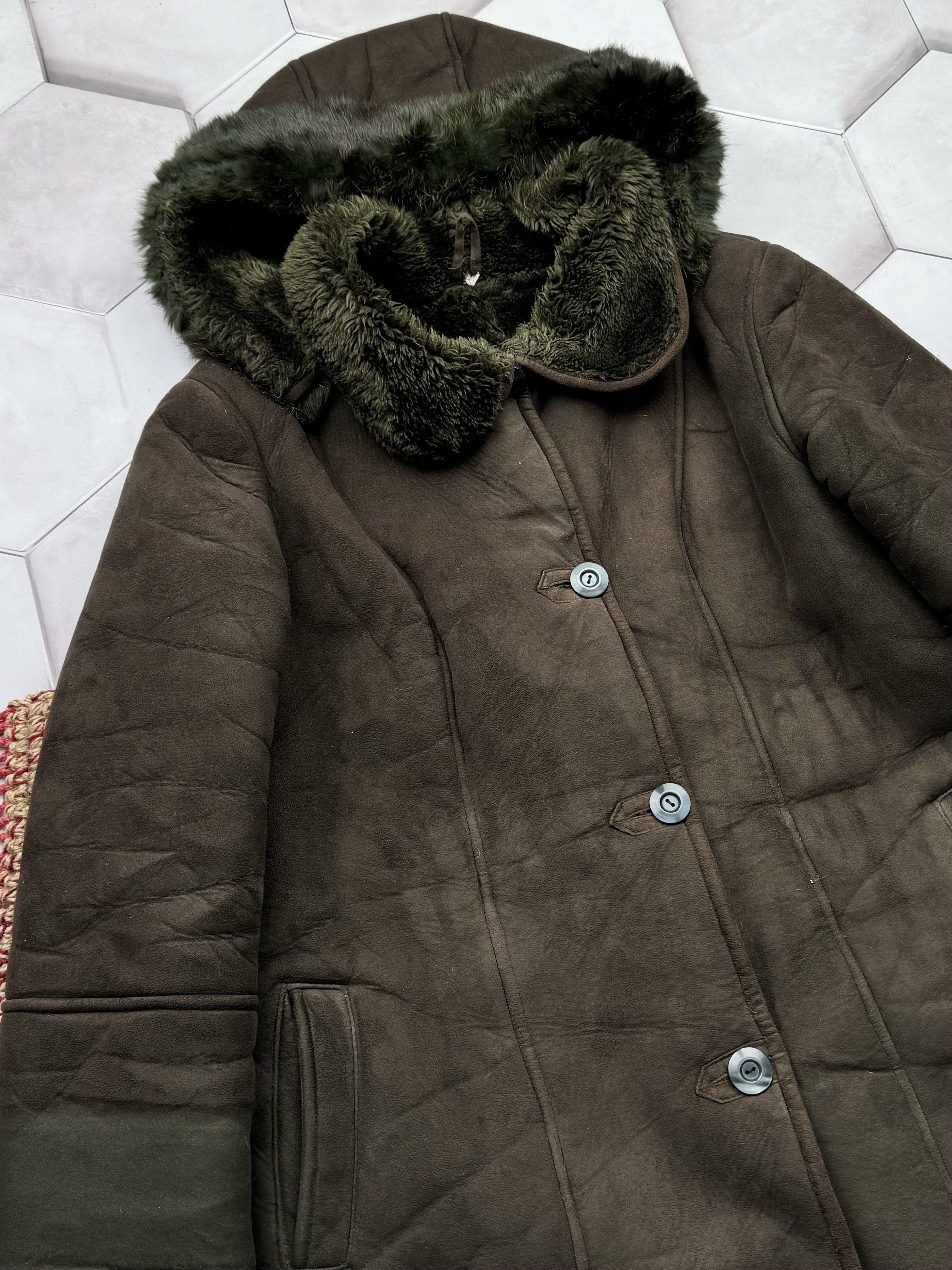 Vintage Vintage Sun Faded Faux Sheepskin Coat(E4) Size L / US 10 / IT 46 - 2 Thumbnail