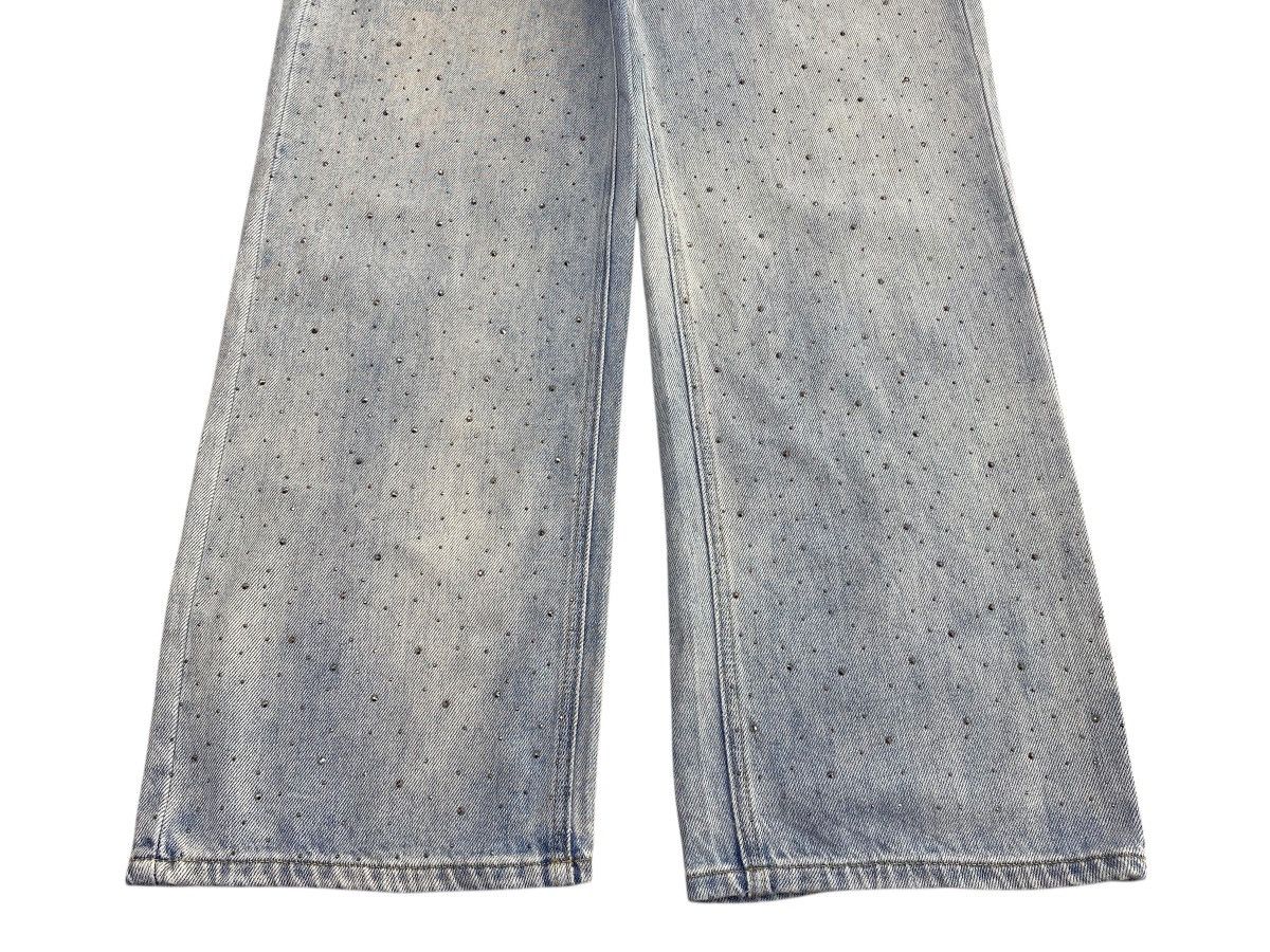 Japanese Brand Japanese Brand Diamond Studded Style Baggy Jeans Size US 28 / EU 44 - 9 Thumbnail