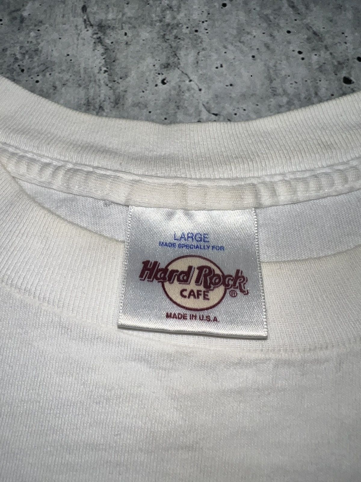 Hard Rock Cafe Vintage 90s Made In USA Hard Rock Cafe Tee Size US L / EU 52-54 / 3 - 3 Thumbnail