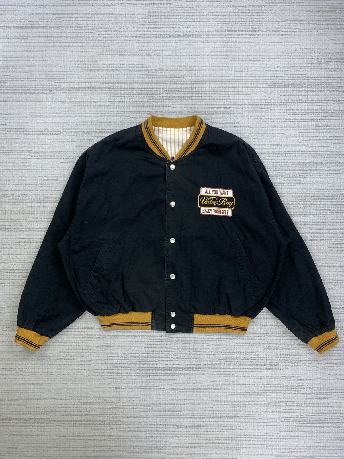 Vintage 🔥Vintage Video Boy Reversible Bomber Jacket Size US M / EU 48-50 / 2 - 3 Thumbnail