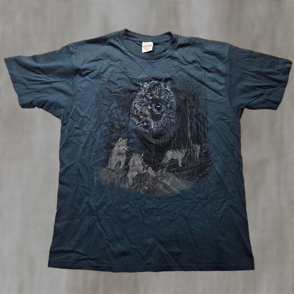 Vintage Turner Embroidered Blue Shirt T-Shirt Adult Men's 2XL XXL Size US XXL / EU 58 / 5 - 1 Thumbnail