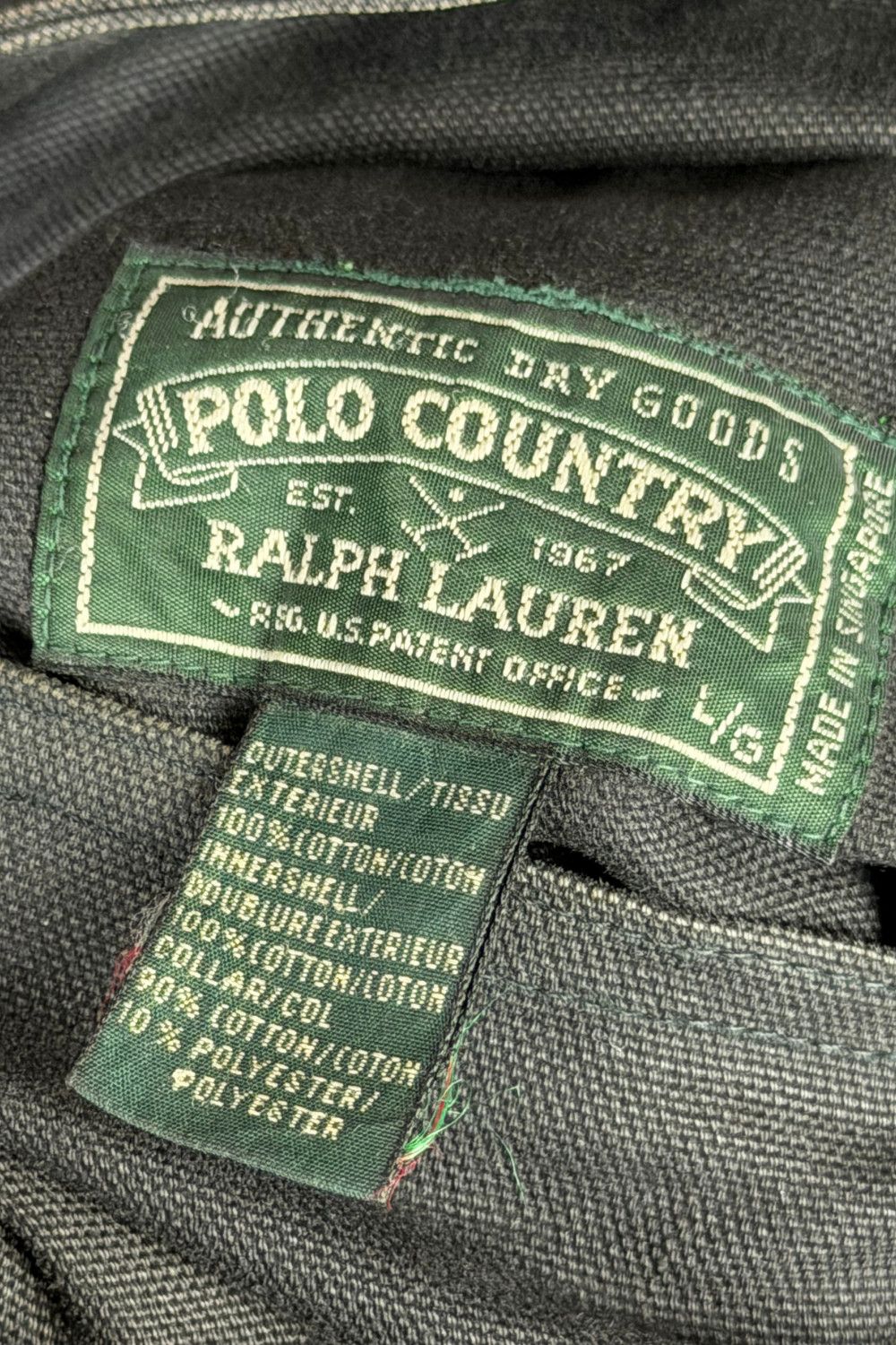 Polo Ralph Lauren 90s Polo Country RL Reversible Hunting Jacket (Pre-RRL) Size US L / EU 52-54 / 3 - 6 Thumbnail