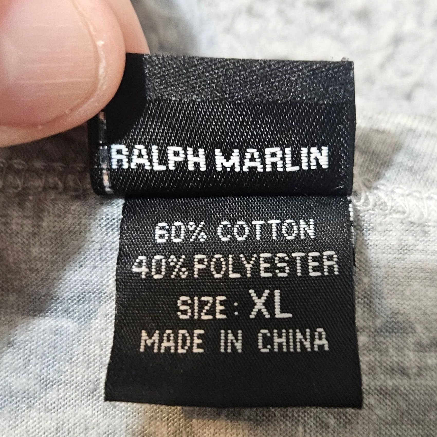 Harley Davidson Harley Davidson Womens XL Ralph Marlin Cotton Short Sleeve Pullover T-Shirt Gray Size XL / US 12-14 / IT 48-50 - 4 Thumbnail