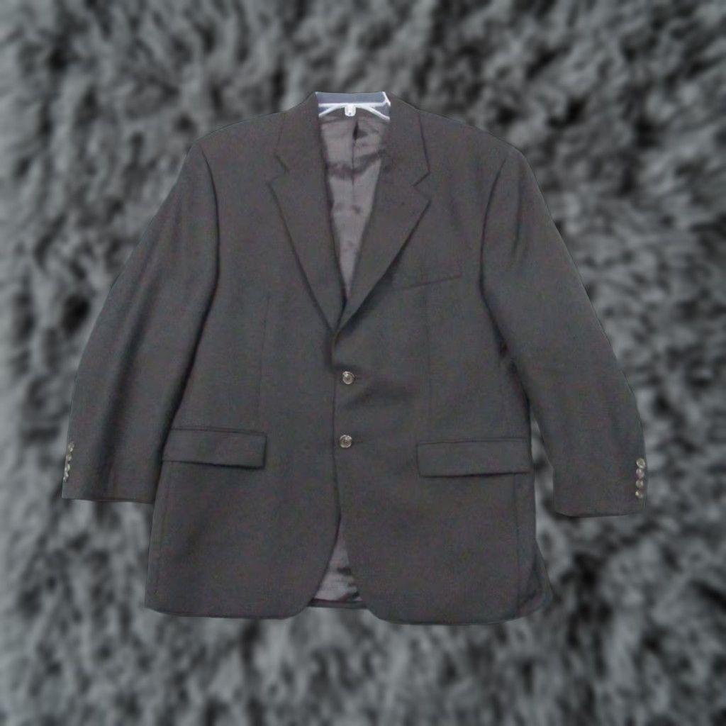 Ralph Lauren VINTAGE LAUREN RALPH LAUREN Wool Blazer Sport Jacket Notch 42 Black Size 42R - 1 Thumbnail