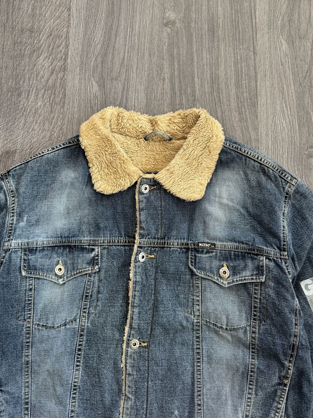 Japanese Brand Vintage Magazine Print Denim Tracker Jacket Size US L / EU 52-54 / 3 - 4 Thumbnail