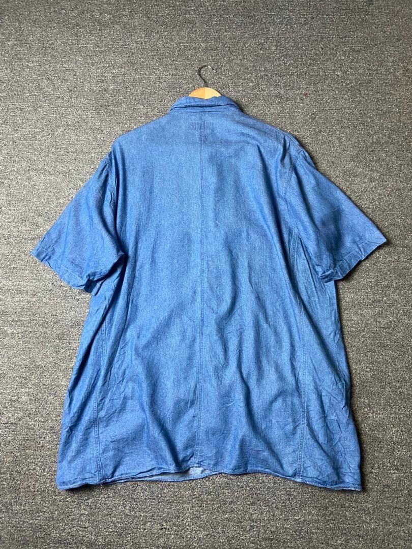 Japanese Brand No Sweat + Blue Spice Oversized Denim Shirts (173) Size US L / EU 52-54 / 3 - 2 Thumbnail