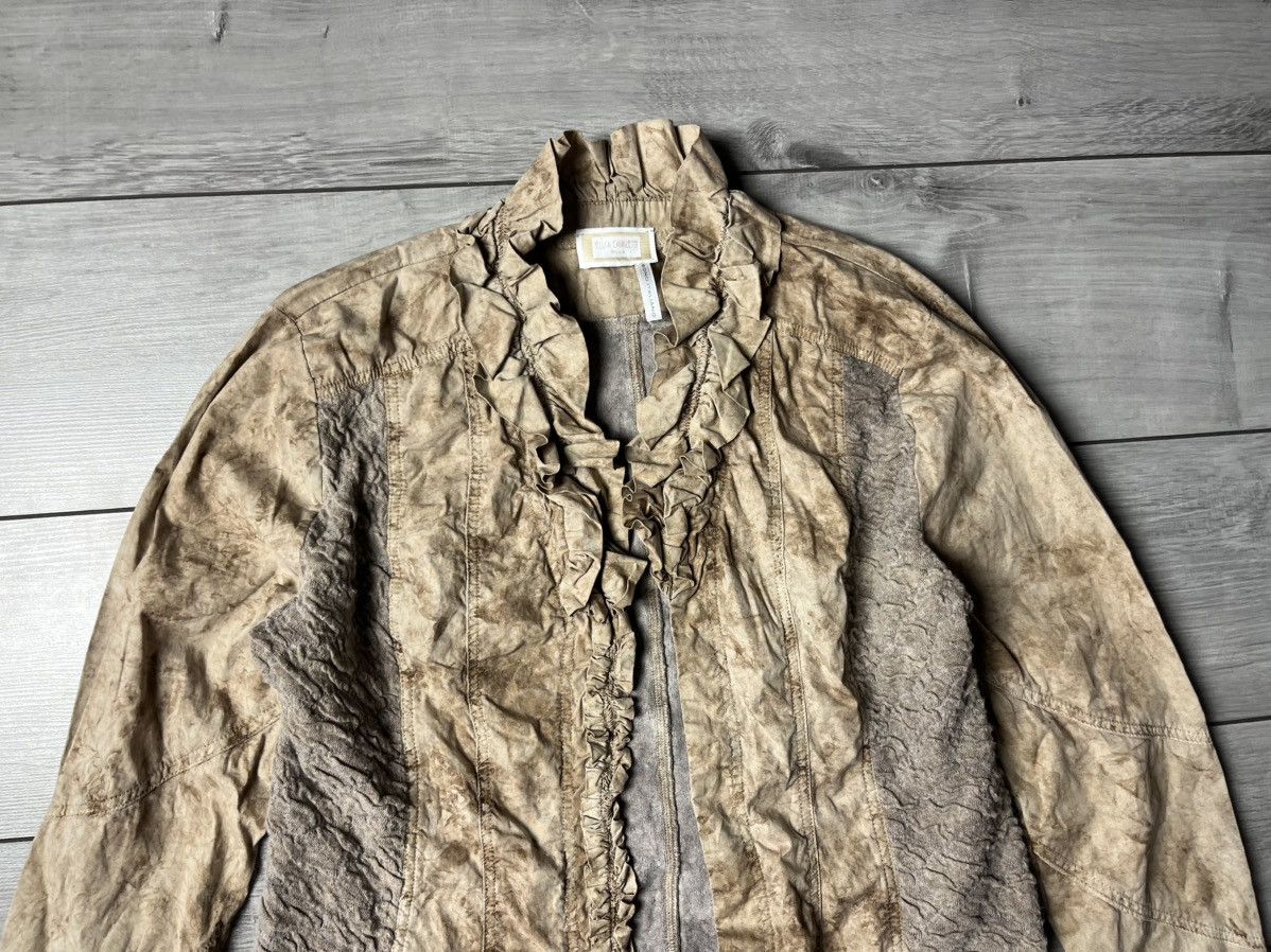 Jean Paul Gaultier Elisa Cavaletti jabot jacket blouse size M/L womans Size L / US 10 / IT 46 - 3 Thumbnail