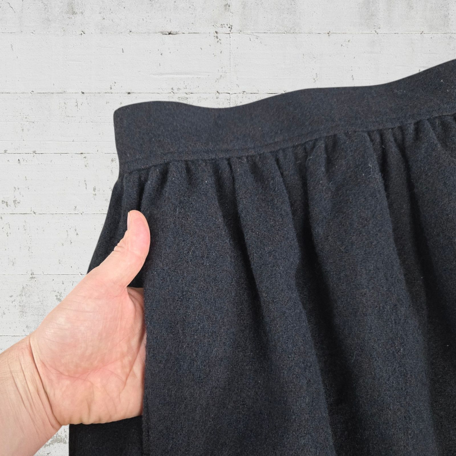 Other Y2K Ter Et Bantine Black Wool High Waisted Skirt Size 6 Size 28" / US 6 / IT 42 - 5 Thumbnail