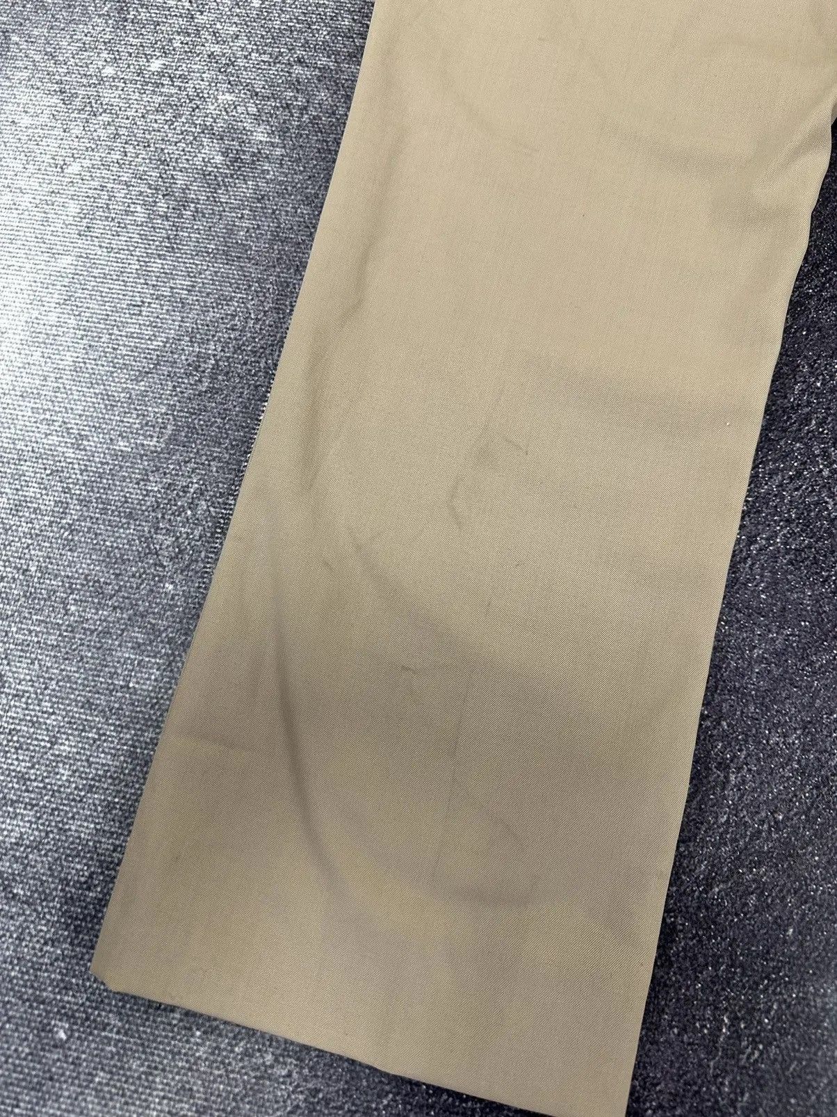 Prada Prada Women's Beige Luxury Classic Wool Pants Trousers Size 28" / US 6 / IT 42 - 9 Thumbnail