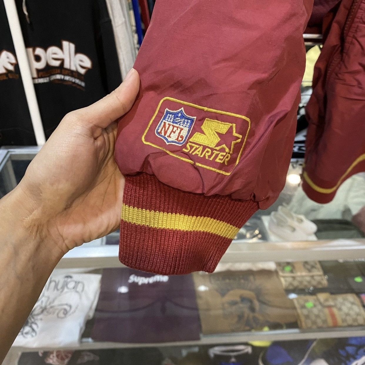NFL Vintage 90’s WASHINGTON REDSKINS STARTER JACKET Size US L / EU 52-54 / 3 - 7 Thumbnail