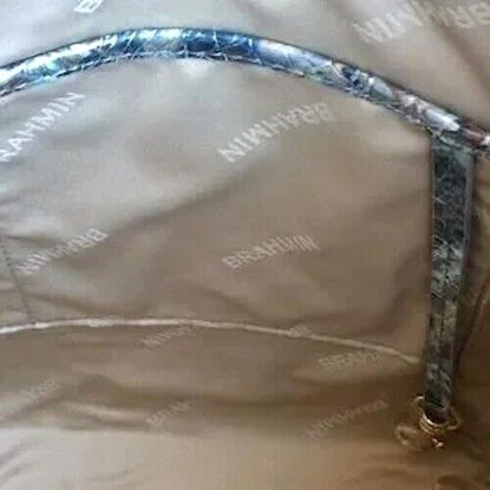 BRAHMIN Brahmin Crossbody Color: Icy Python Melbourne 10" by 10" NWT Size ONE SIZE - 9 Thumbnail