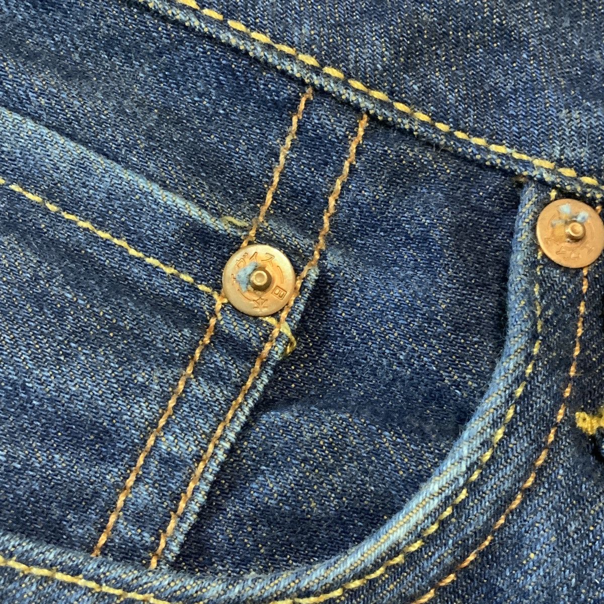 Evisu × Japanese Brand EVISU EMBROIDERED SEAGULL SELVEDGE JEANS Size US 38 / EU 54 - 11 Thumbnail