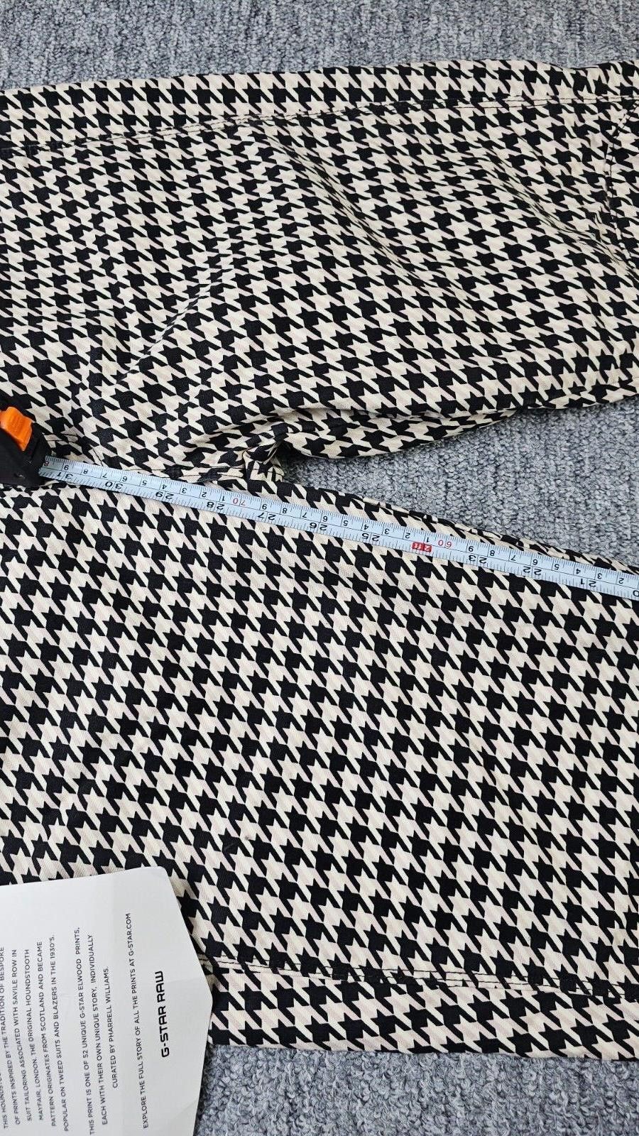 G-Star × Pharrell G-Star x Pharrell Elwood X52 Houndstooth 3D Jeans W28 Size 28" / US 6 / IT 42 - 11 Thumbnail