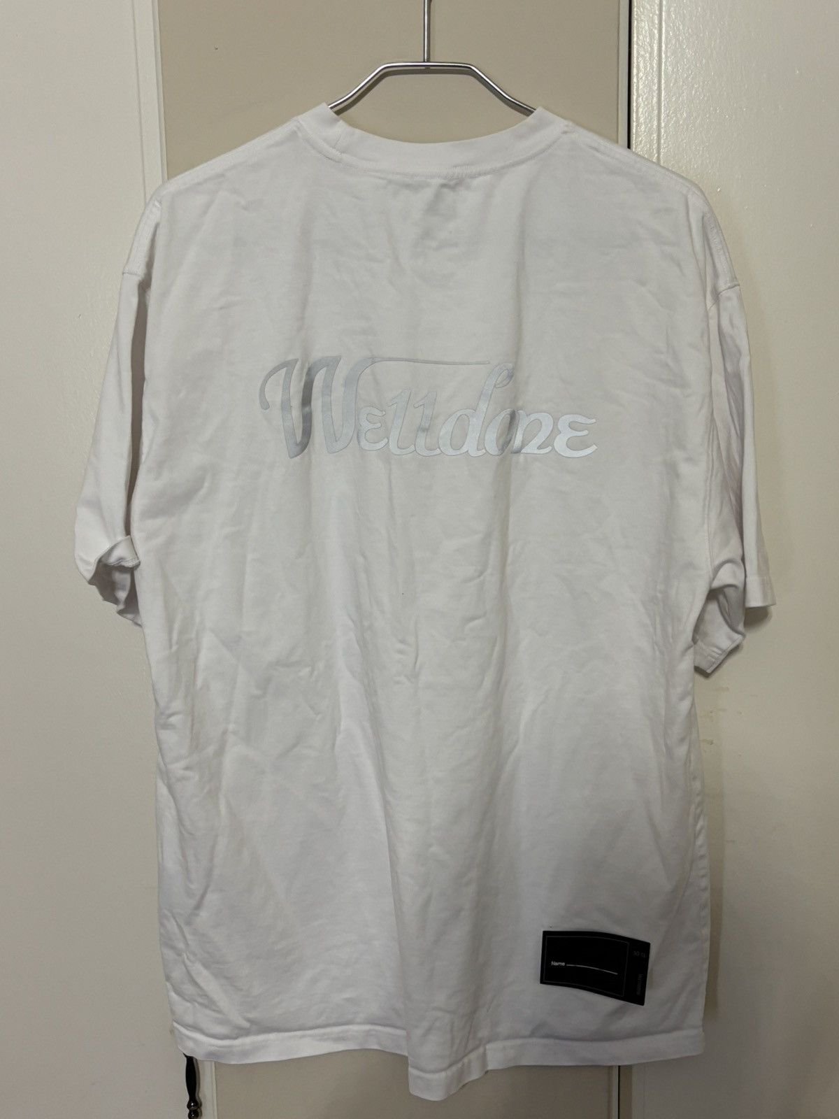 WE11DONE The reflective tee Size US L / EU 52-54 / 3 - 2 Thumbnail