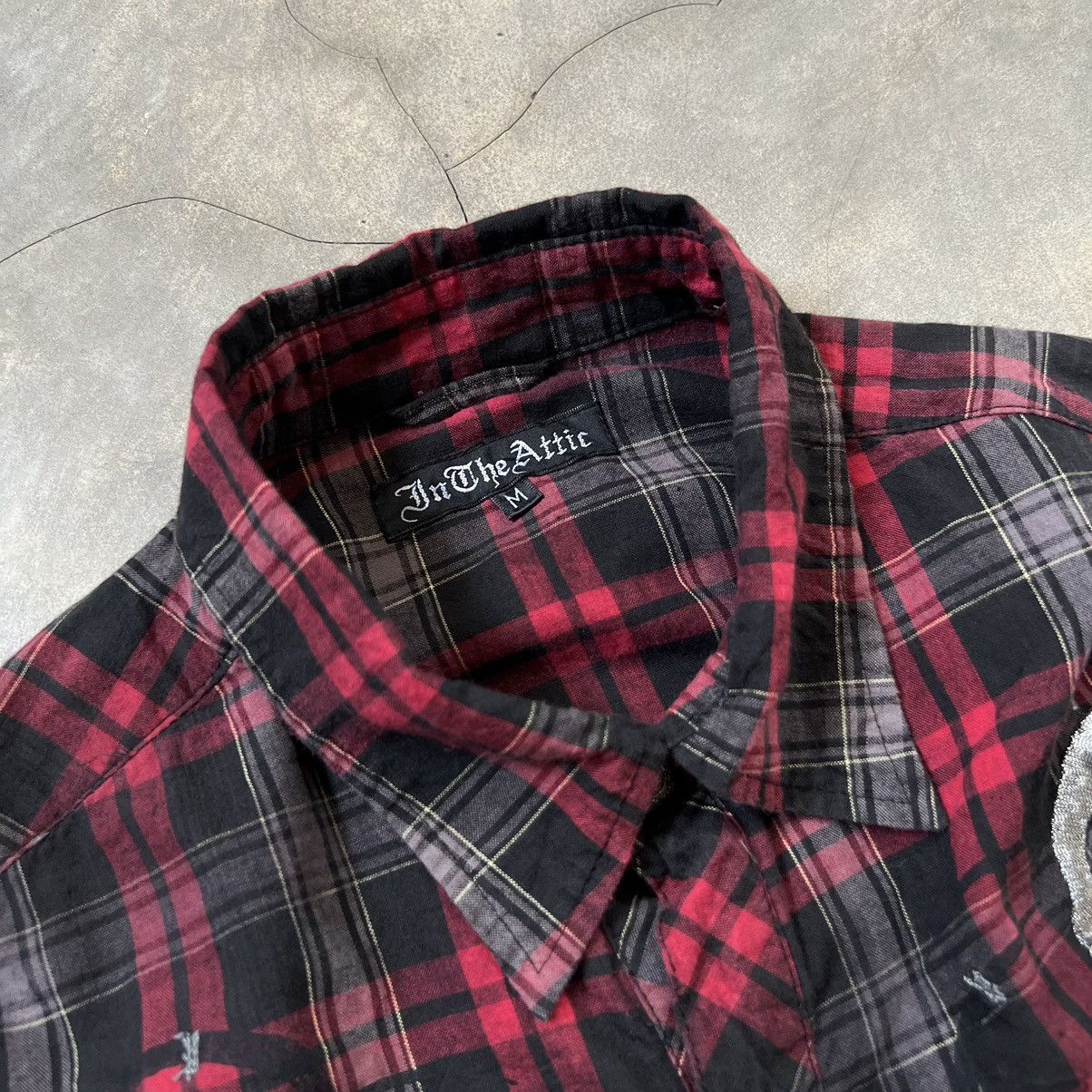 If Six Was Nine 2000’s In The Attic Vkei Stylr Flannel Shirt Size US M / EU 48-50 / 2 - 7 Thumbnail