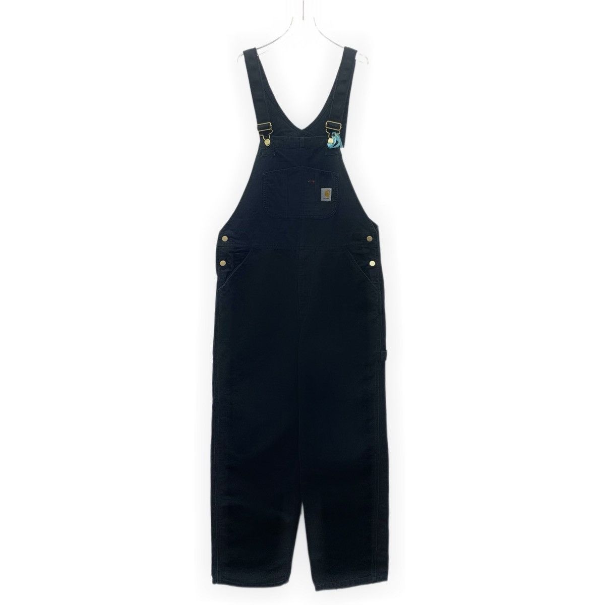 Carhartt Carhartt Black Cotton Overalls Denim Pants K26WX Size 33" - 1 Thumbnail