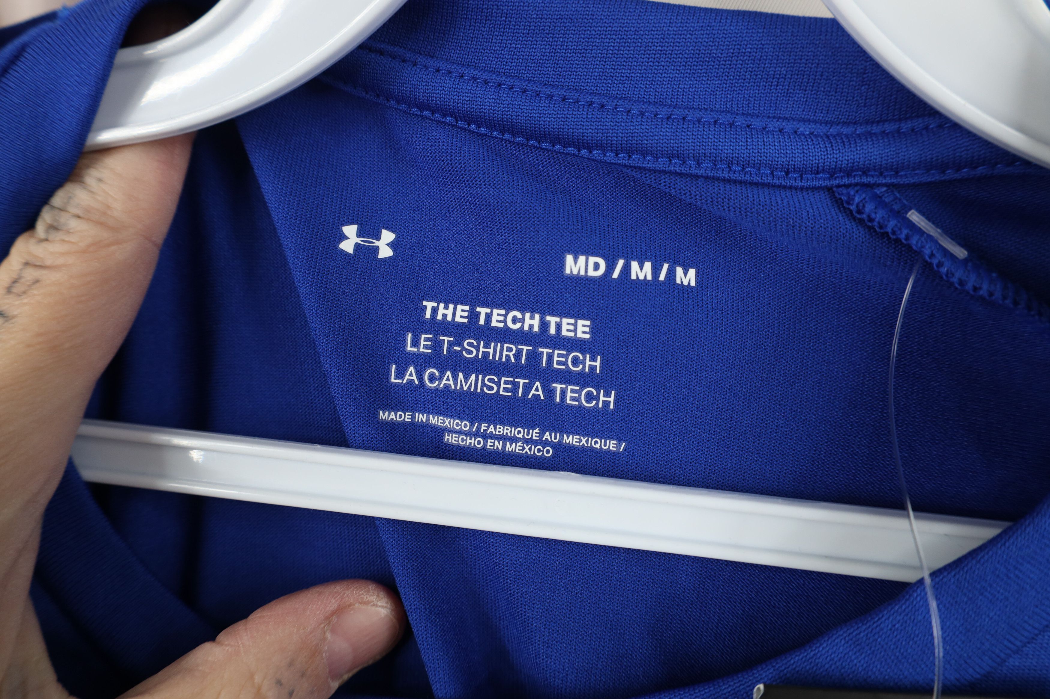 Under Armour New Under Armour Tech Running Jogging Gym T-Shirt Blue Size US M / EU 48-50 / 2 - 8 Thumbnail