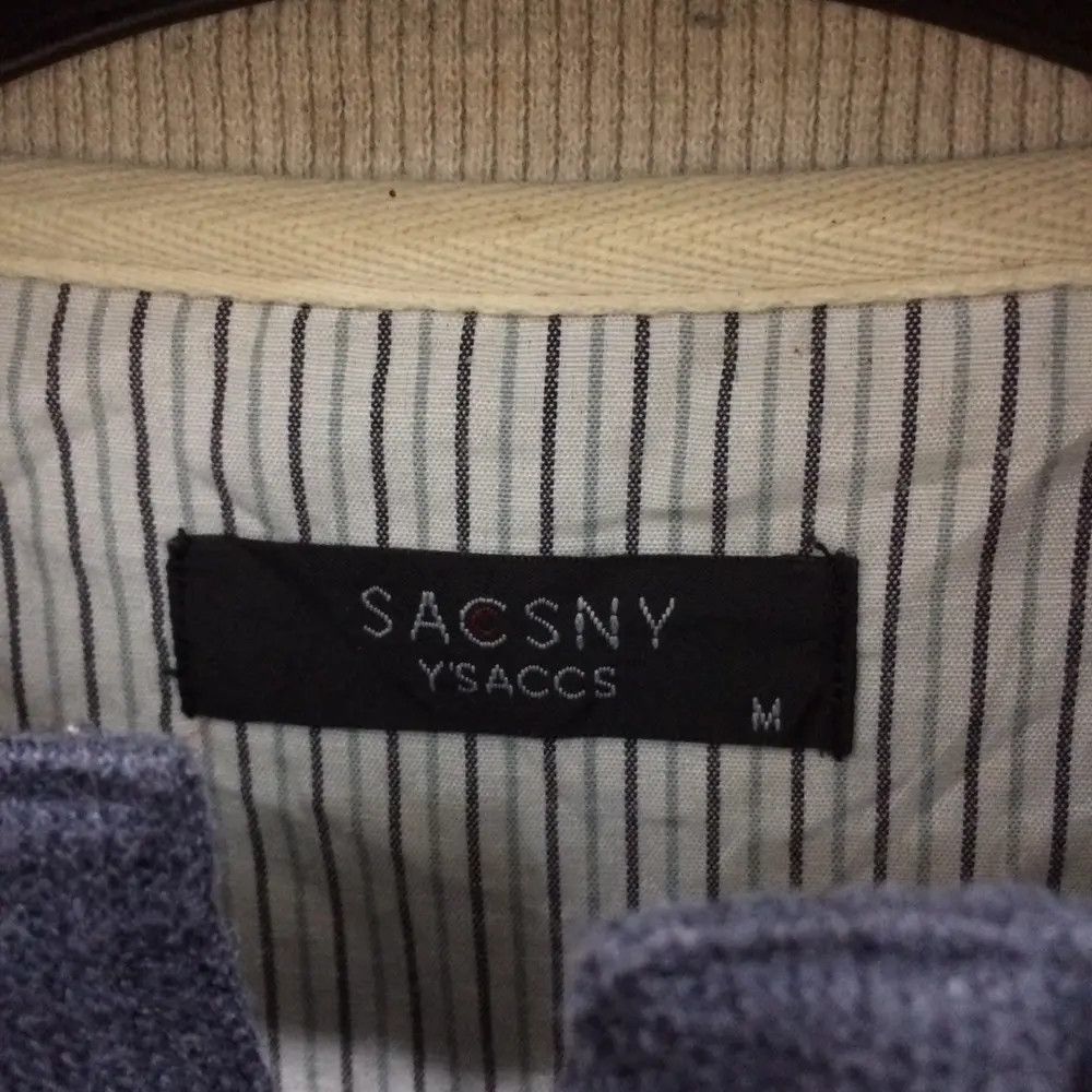 Yohji Yamamoto Y’saccs By Yohji Yamamoto Plain Single Pocket Sweatshirt Size US M / EU 48-50 / 2 - 3 Thumbnail