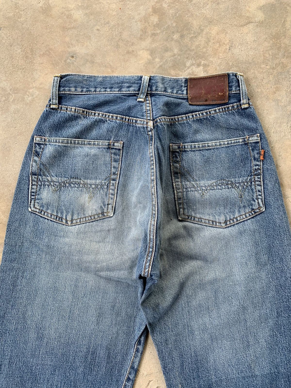 Edwin × Vintage Vintage Edwin Baggy Selvedge Distressed Denim Size US 28 / EU 44 - 12 Thumbnail