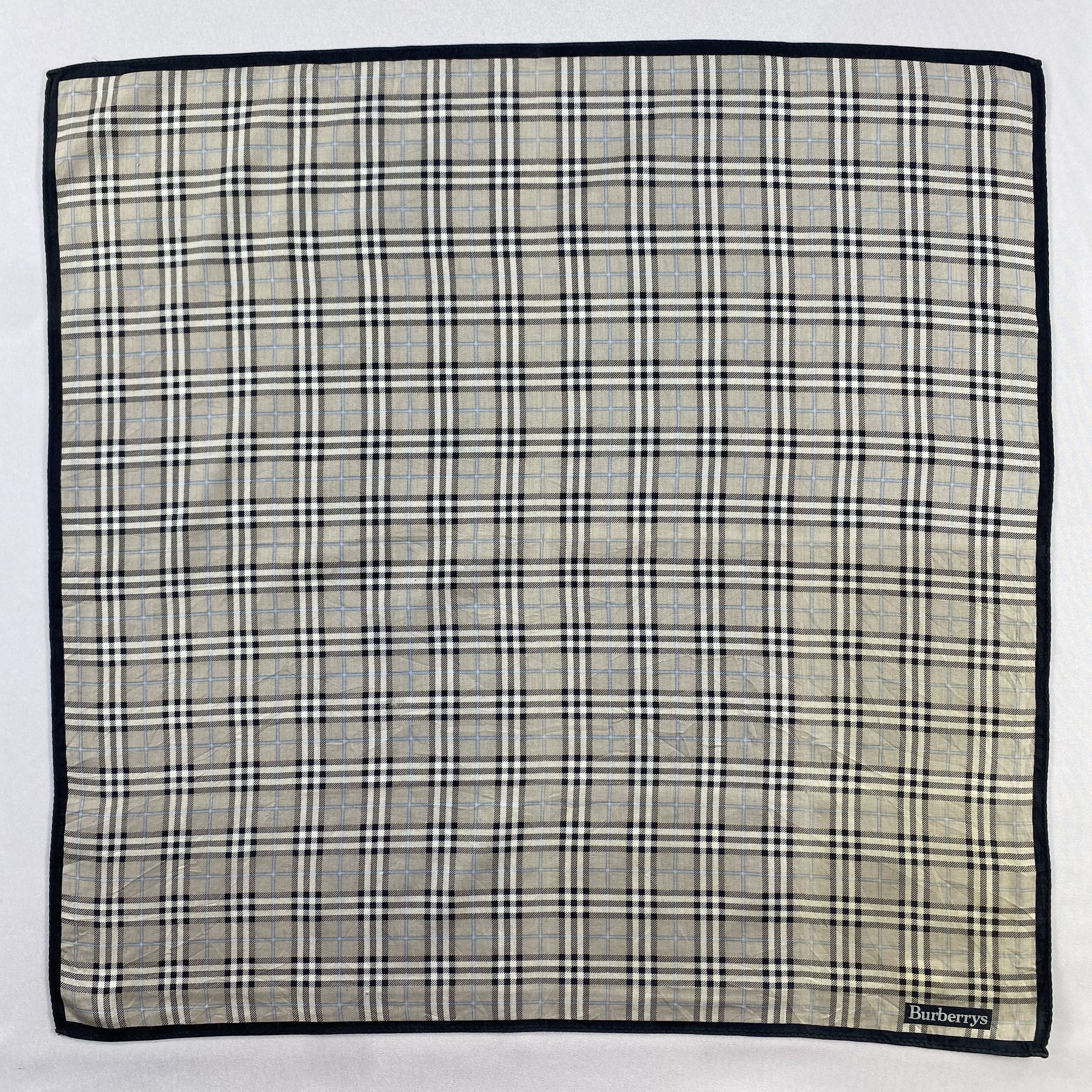 Burberry × Vintage Burberry Handkerchief / Neckerchief / Bandana-P1533 Size ONE SIZE - 1 Thumbnail