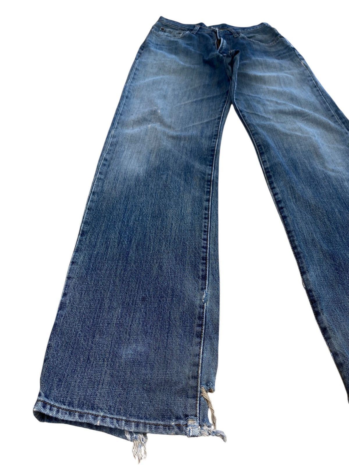 Japanese Brand Japanese Brand Gold Rush Blue Faded Wash Style Loose Jeans Size US 28 / EU 44 - 7 Thumbnail
