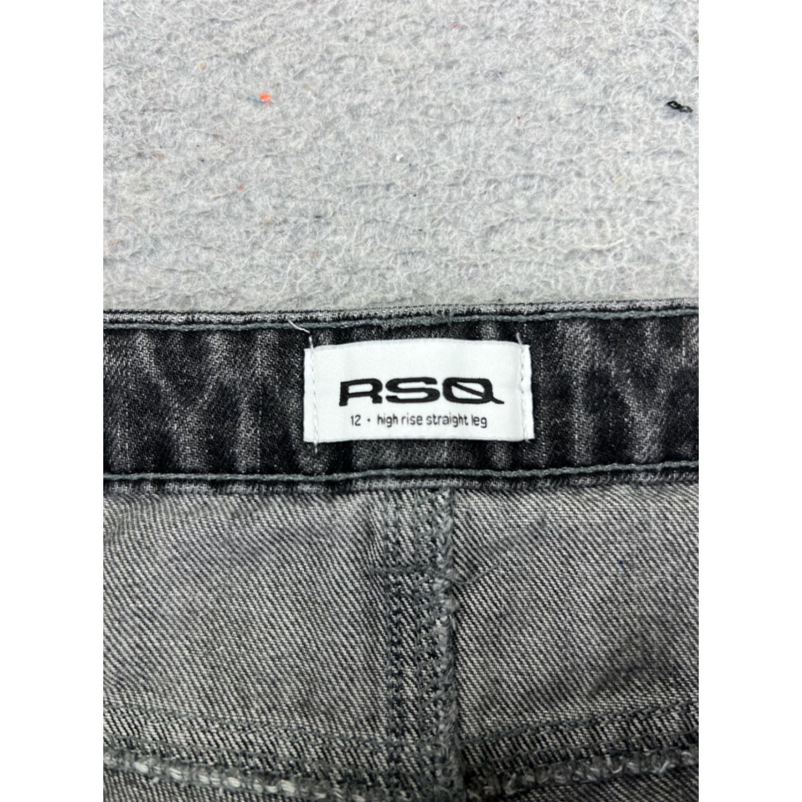 Rsq RSQ Shorts Women Gray Denim Cut-Off High Rise 24x5 12 Cotton Cotton Blend 5-Pocket Button Casual Womens Size 34" / US 12 / IT 48 - 7 Thumbnail