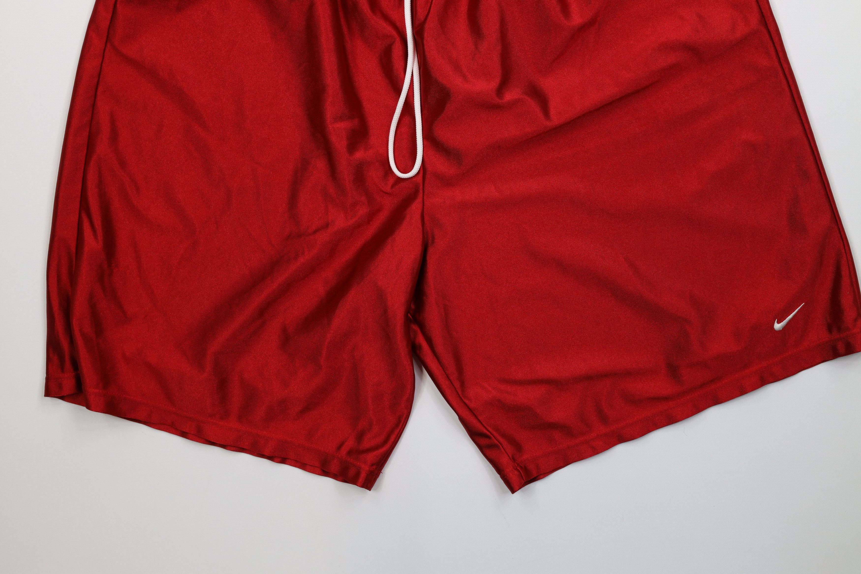 Nike Vintage 90s Y2K Nike Mini Swoosh Silky Basketball Shorts USA Size US 38 / EU 54 - 4 Thumbnail