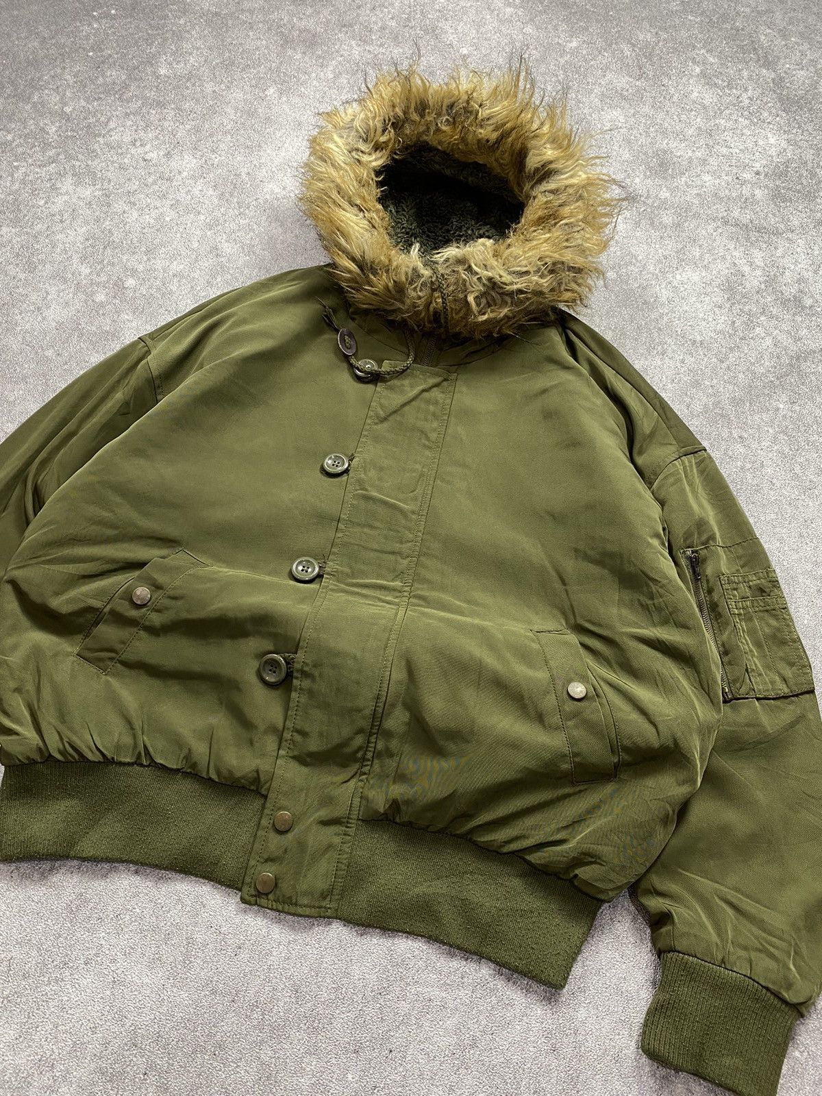 If Six Was Nine × Japanese Brand × Le Grande Bleu (L.G.B.) 2000s Nice Claup N2B G.O.A. Style Fur Jacket Size US M / EU 48-50 / 2 - 3 Thumbnail