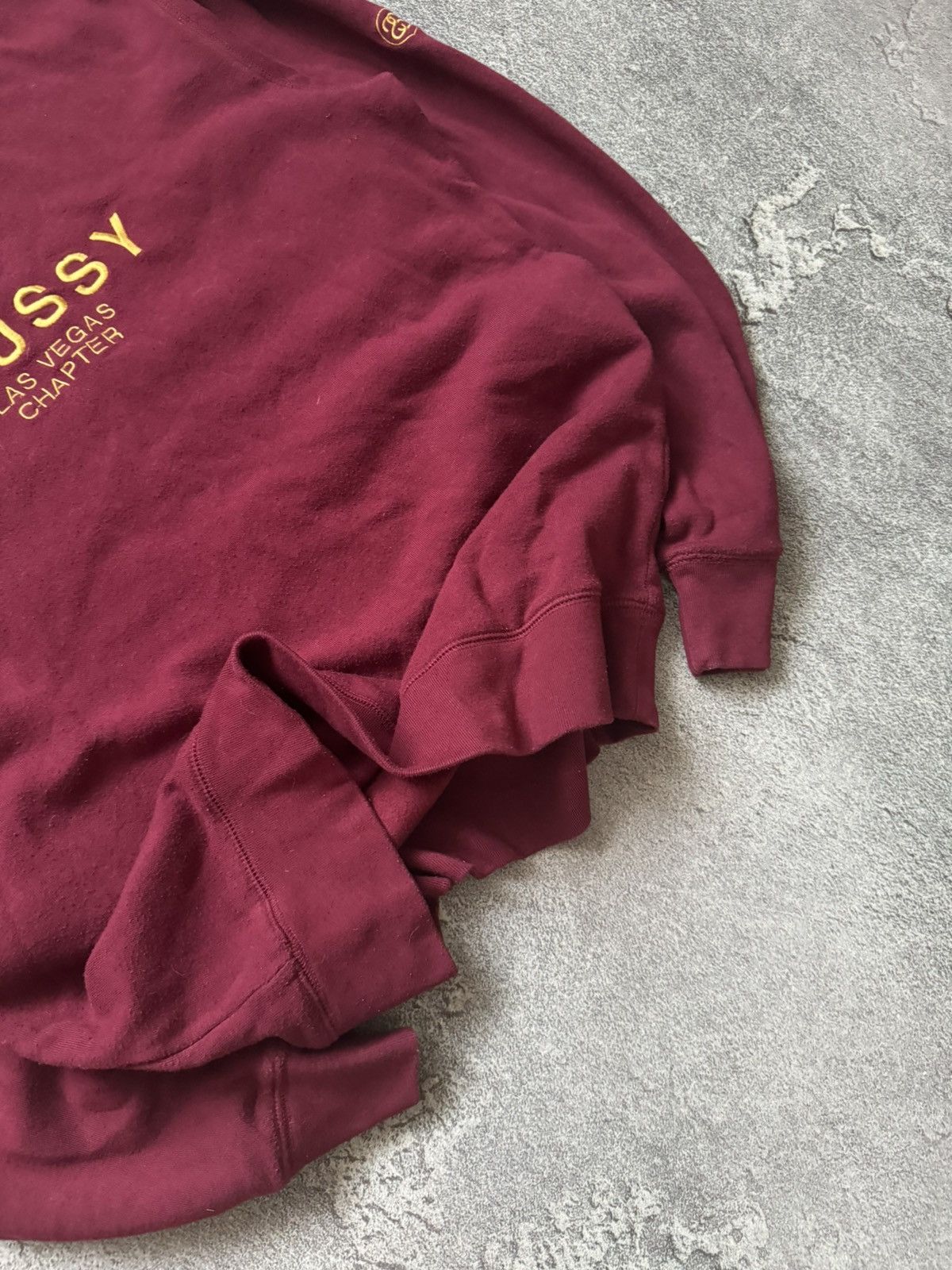 Stussy × Vintage Stussy M big logo Las Vegas sweatshirt long sleeve sweater Size US M / EU 48-50 / 2 - 3 Thumbnail