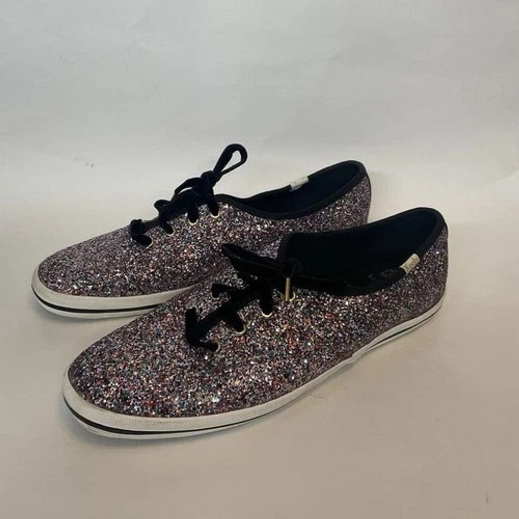 Kate Spade Kate Spade Keds Lace Up Champion Glitter Sneakers Women 10 Size US 10 / IT 40 - 10 Thumbnail